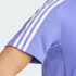T-shirt Running Femme by Adidas Own The Run 3-Stripes Bleu