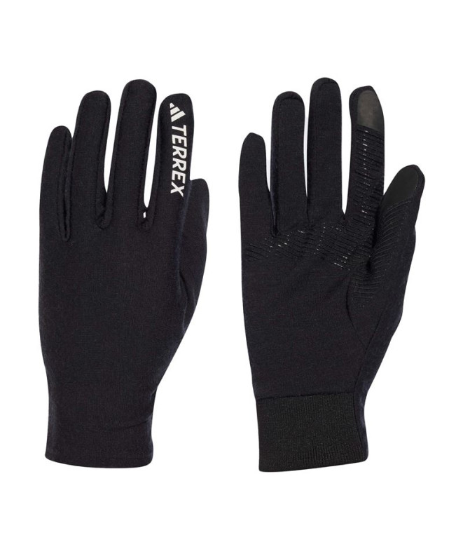 Guantes de Montaña Adidas Terrex Merino Wool S Negro