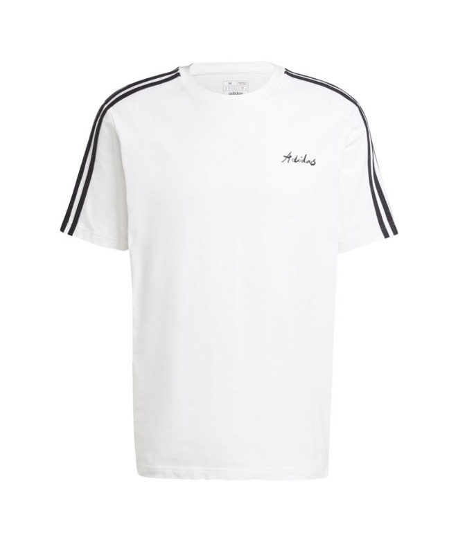 Camiseta Adidas Gallery Graphic Hombre Blanco