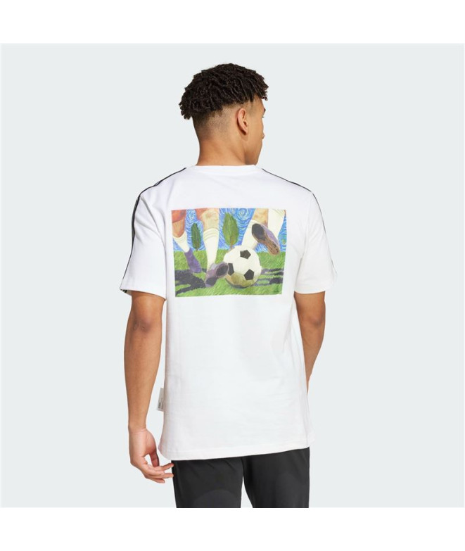 Camiseta Adidas Gallery Graphic Hombre Blanco