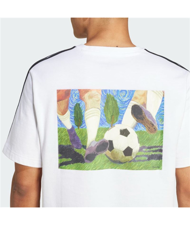 Camiseta Adidas Gallery Graphic Hombre Blanco