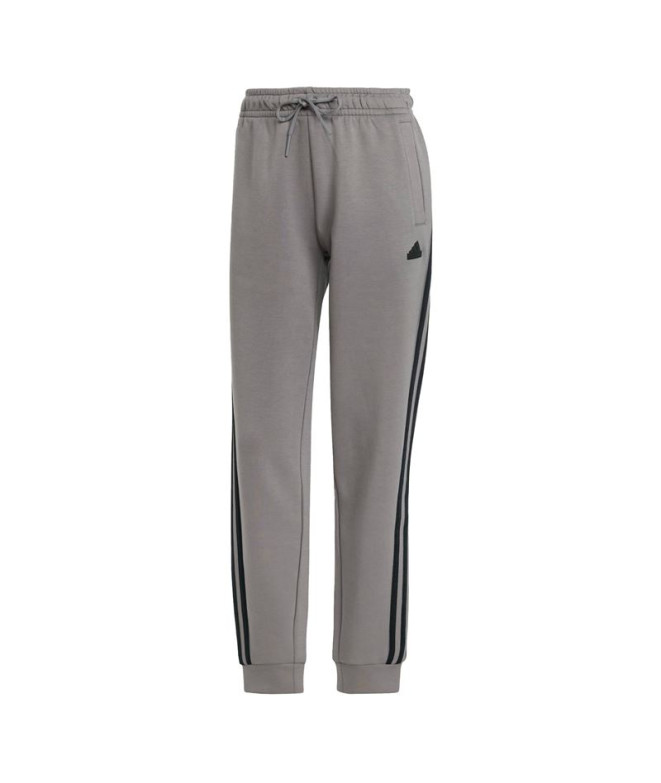 Pantalones Adidas Future Icons 3 Bandas Regular Mujer Gris