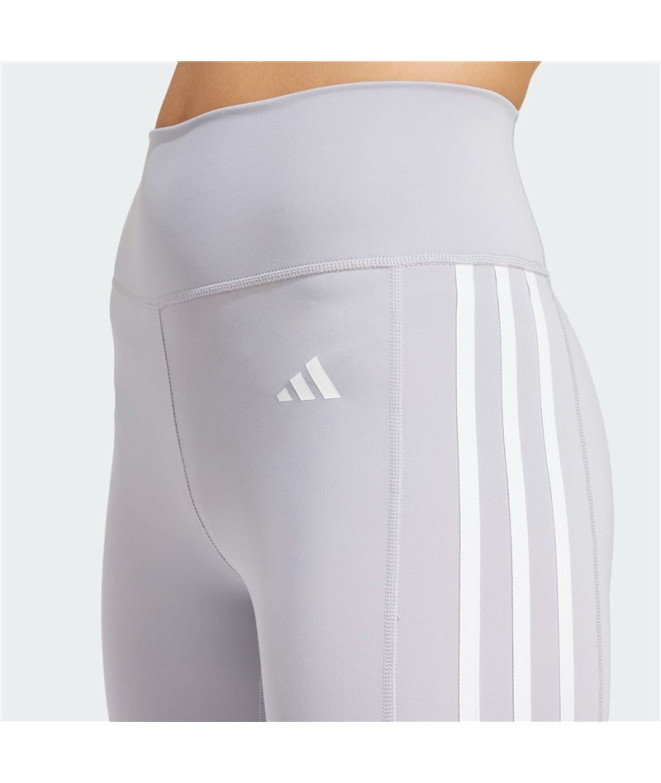 Mallas de Fitness Adidas Mat Mix Mujer Gris