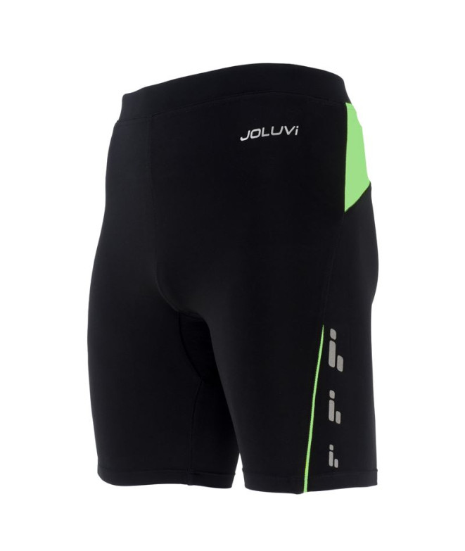Bermuda Joluvi Profit Negro/Verde Neon