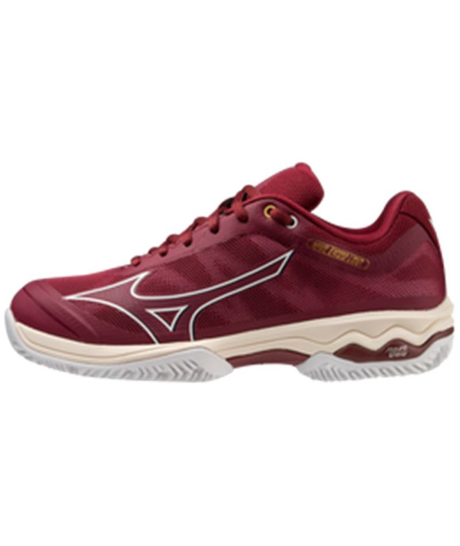 Chaussures Tennis Mizuno par Wave Exceed Light CC Bordeaux Femme