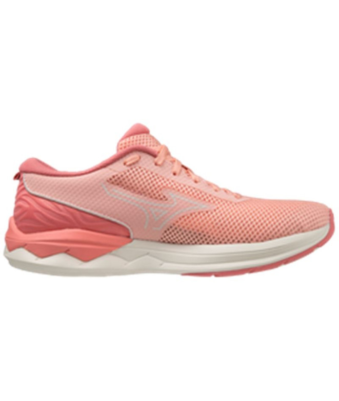 Chaussures Running Mizuno par Wave Revolt 3 Salmon Femme