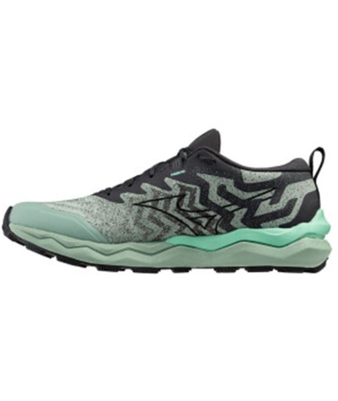 Sapatilhas trail Mizuno de Wave Daichi Green homem