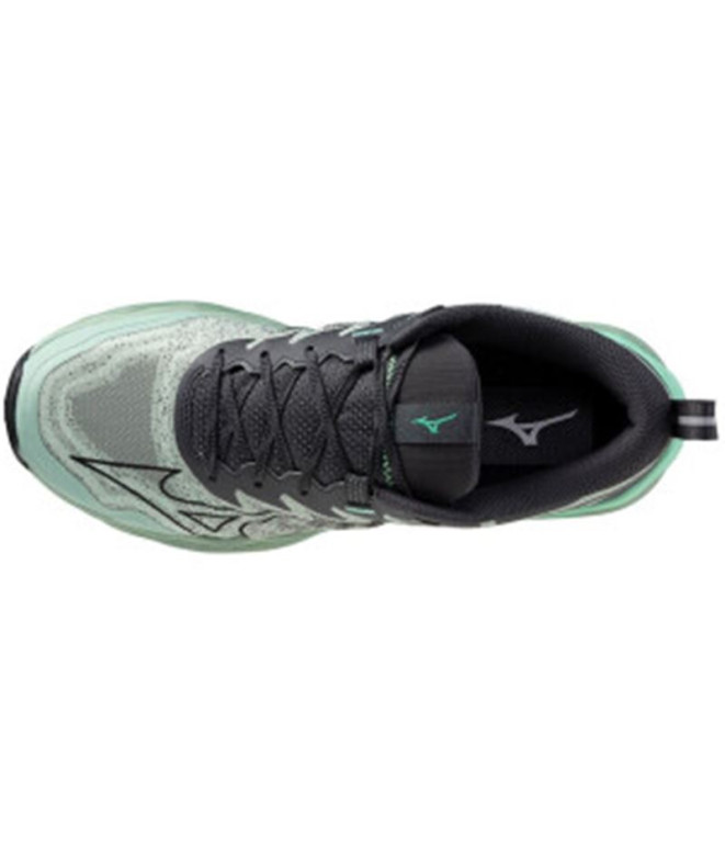 Sapatilhas trail Mizuno de Wave Daichi Green homem