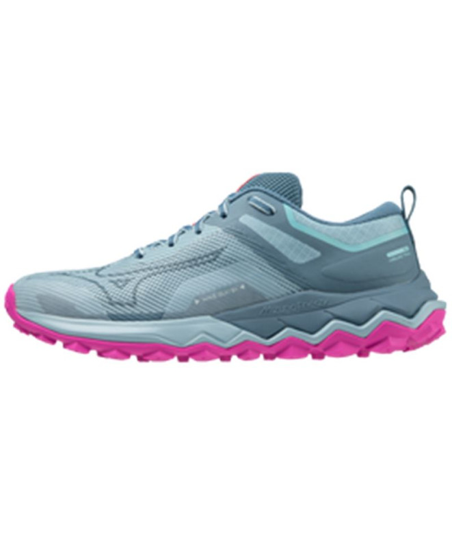 Chaussures Trail Mizuno de Wave Ibuki 4 Bleu Femme