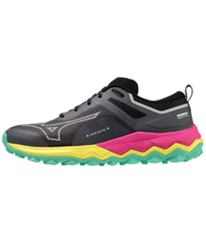 Chaussures Trail Mizuno de Wave Ibuki 4 Gris Femme