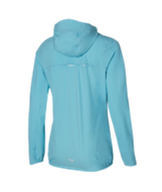 Chaqueta de Trail Mizuno Waterproof 20K Azul Mujer