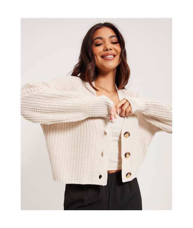 Sweat Only carol Cardigan Pumice Stone Femme