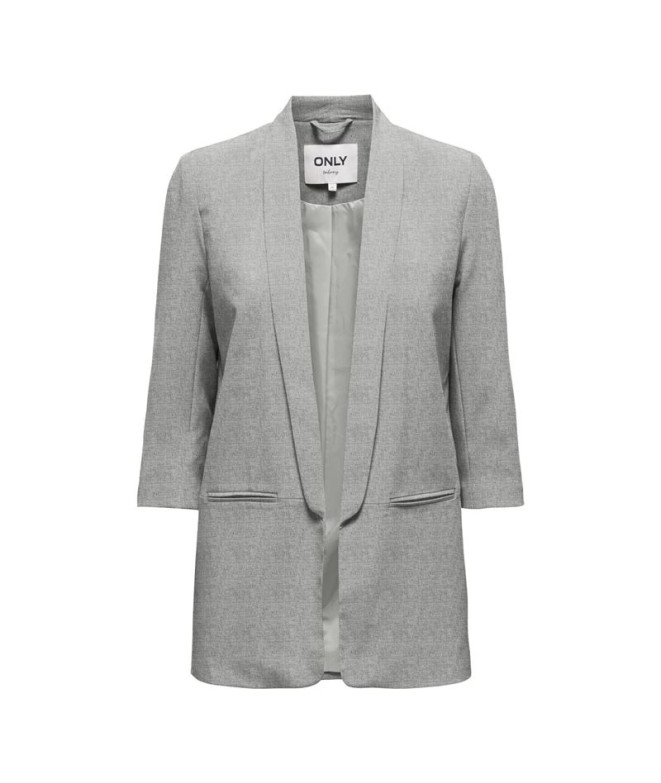 Veste Only elly 3/4 Life Tlr Gris clair Femme