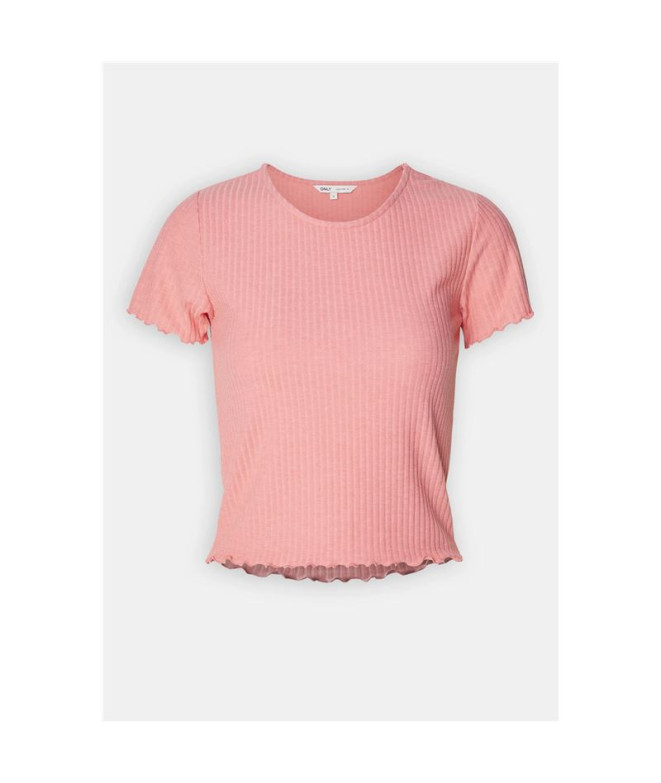 T-shirt Only emma Peach Blossom Femme