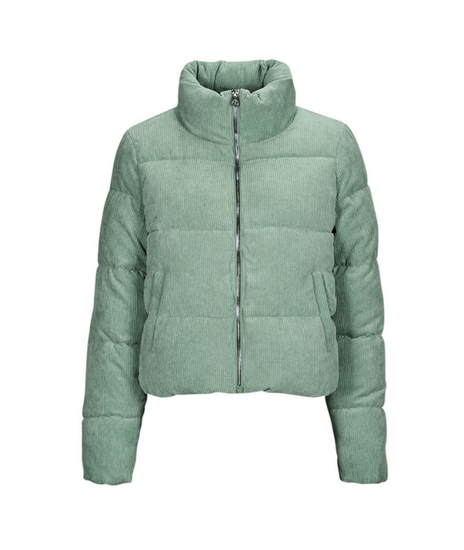 Chaqueta Only dolly Corduroy Puffer Cc Blue Surf Mujer