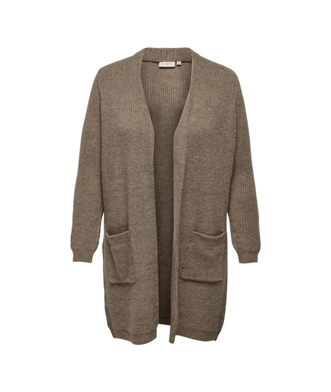 Sudadera Only CarjadeCardigan Caribou Mujer