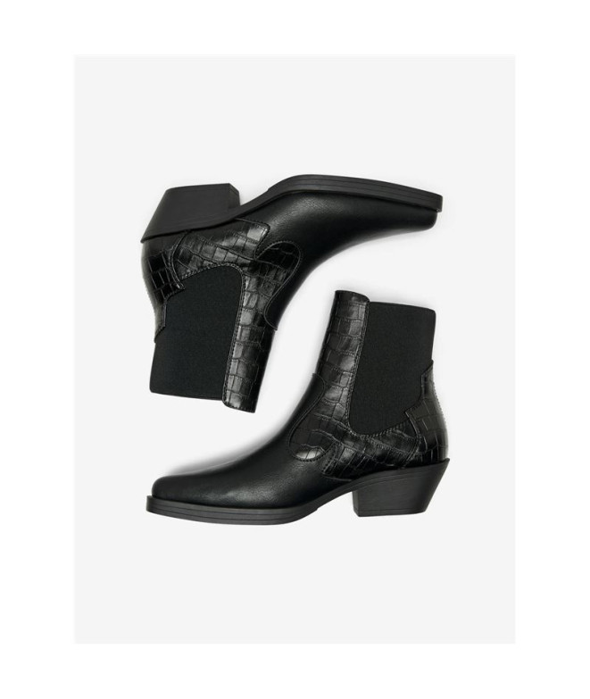 Chaussures Only bronco-2 Pu Cowboy Black Femme
