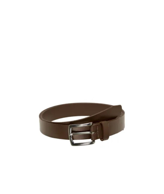 Cinturón Only & Sons Onsboon Slim Leather Belt Hombre Cognac