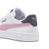 Zapatillas de Casual Puma Smash 3.0 L Infantil Blanco-Malva Out-Gris Galáctico