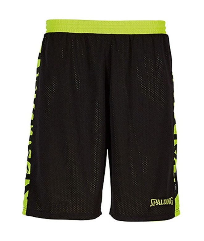 Pantalons Basket-ball Spalding Homme de Essential Réversible Noir/Jaune