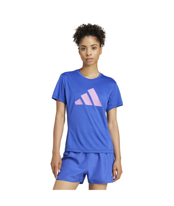 T-shirt Running adidas Femme par Run It Blue