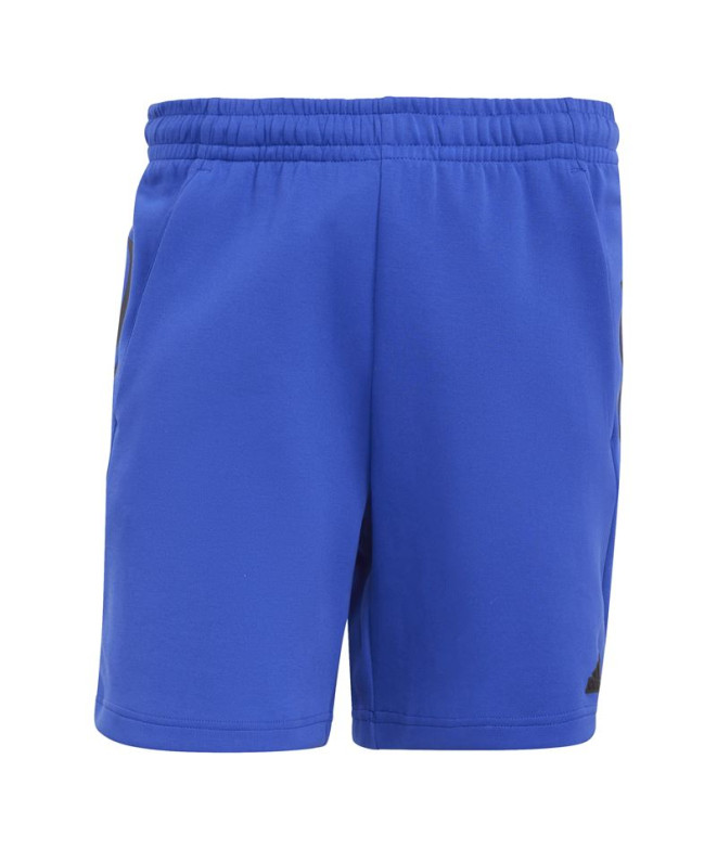 Pantalón adidas Future Icons 3 Bandas Short Hombre Azul