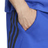 Calça adidas Homem Calções com 3 riscas Future Icons Azul