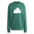 Moletom adidas Homem Future Icons Bos Crew Verde escuro