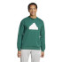 Moletom adidas Homem Future Icons Bos Crew Verde escuro