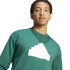 Moletom adidas Homem Future Icons Bos Crew Verde escuro