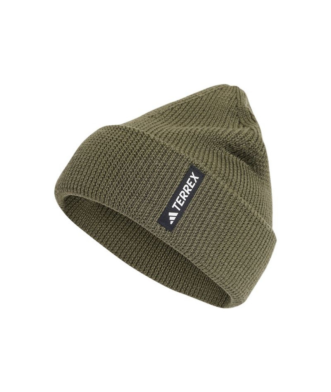 Boné Montanha adidas de Terrex Cold.Rdy Merino Beanie Verde azeitona