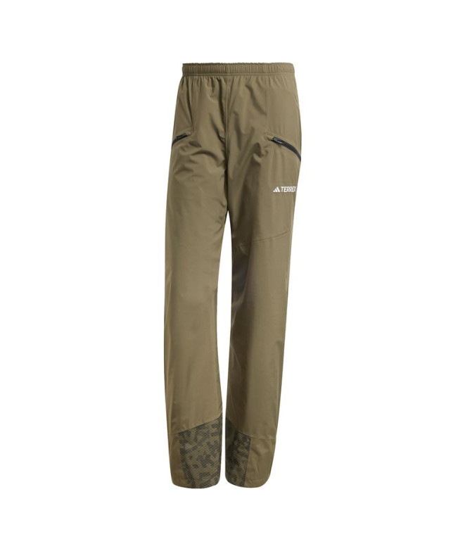 Pantalon Ski adidas Homme de Terrex Multi 2L Rain.Rdy isolé Vert olive