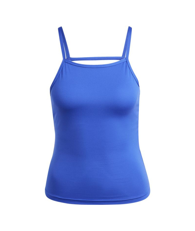 Camiseta Fitness adidas Yoga Mulher de Tank Blue