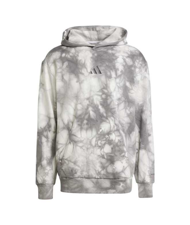 Sudadera adidas All Szn Fleece Wash Hoodie Hombre Gris