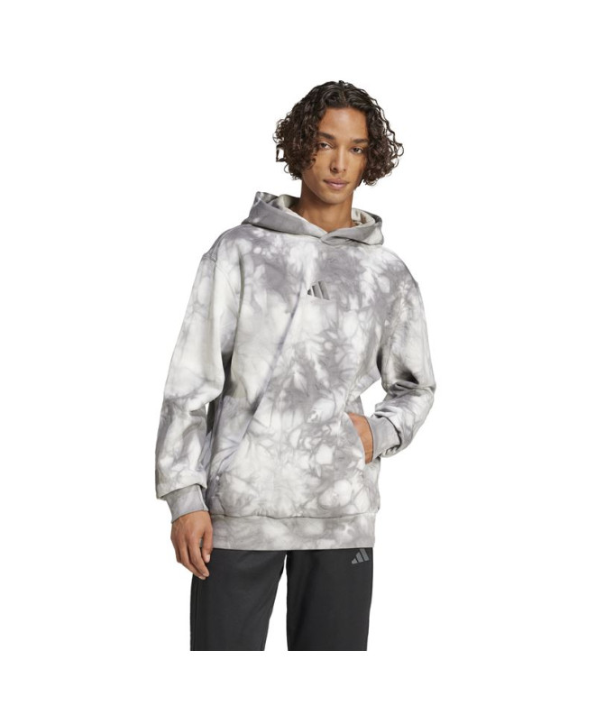 Sweat adidas Homme All Szn Fleece Wash Hoodie Grey