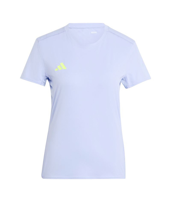 Camiseta Running adidas Running Mulher por Adizero Essentials Blue