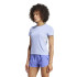 Camiseta Running adidas Running Mulher por Adizero Essentials Blue