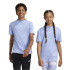 Camiseta adidas Infantil Future Icons 3 Stripes Azul/Branco