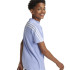 Camiseta adidas Infantil Future Icons 3 Stripes Azul/Branco