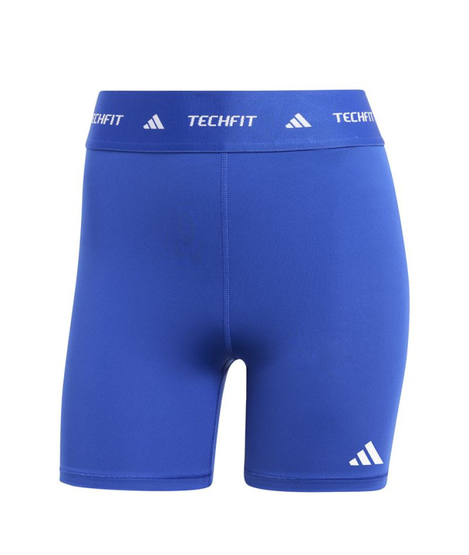 Mallas de Fitness adidas Techfit Short Mujer Azul