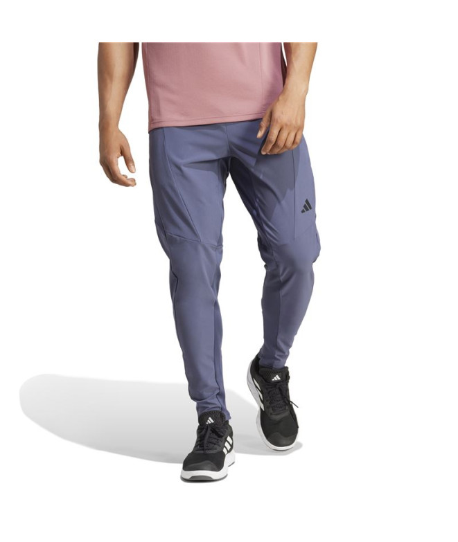 Calça Fitness adidas Homem de D4T Hybrid Blue