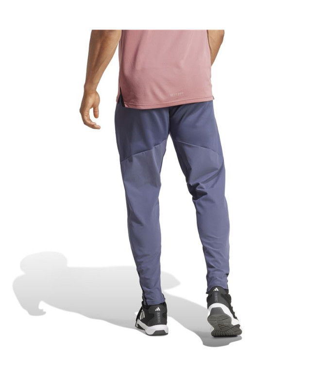 Calça Fitness adidas Homem de D4T Hybrid Blue
