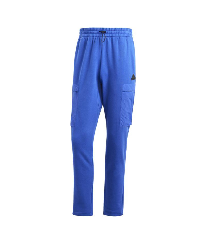 Calça adidas Homem City Es e Fleece Azul