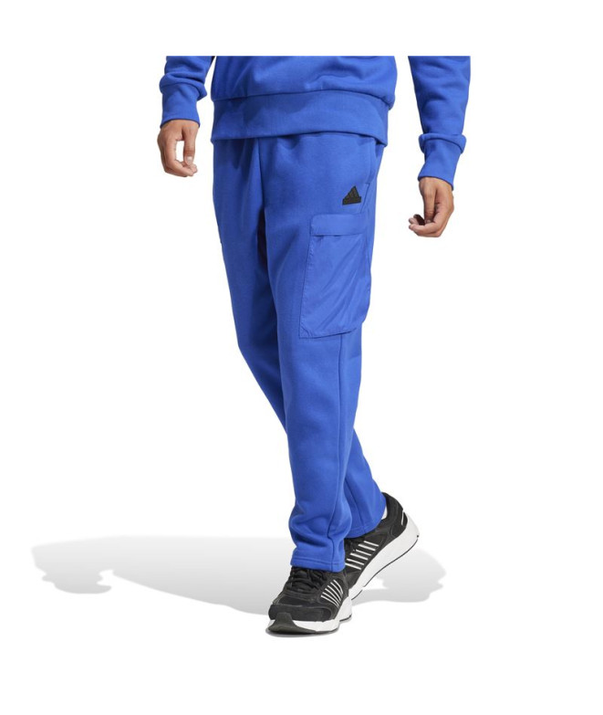 Pantalon adidas Homme Polaire City Es e Bleu