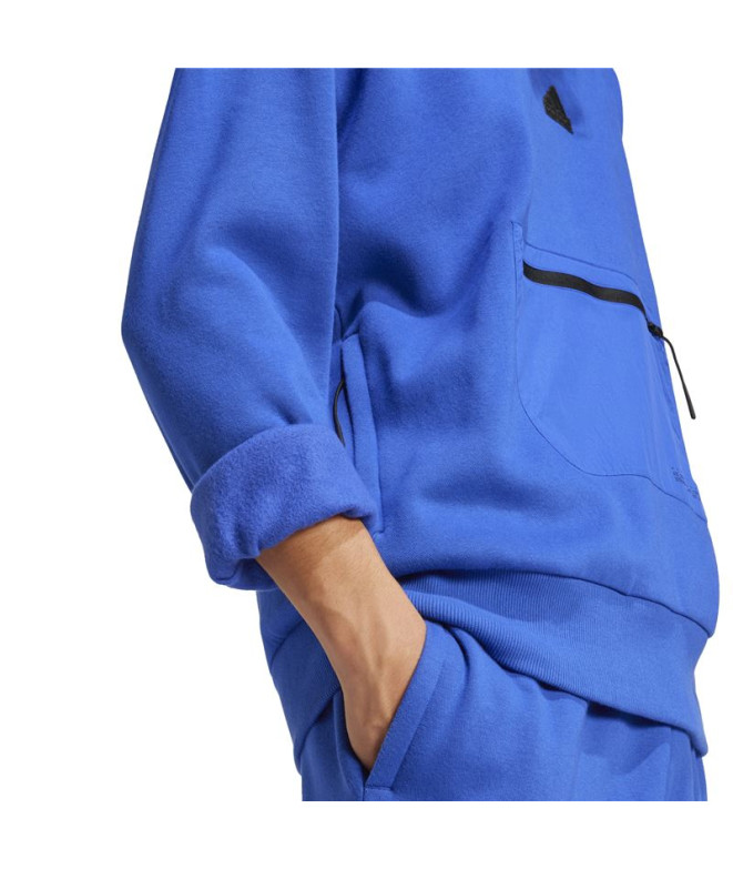 Sweat adidas Homme Polaire City Es e Bleu