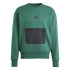 Moletom adidas Homem City Es e Fleece Verde Escuro