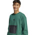 Moletom adidas Homem City Es e Fleece Verde Escuro