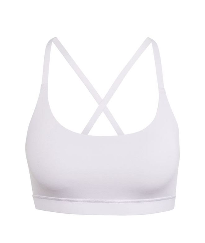 Sujetador Deportivo de Fitness adidas All Me Light Support Mujer Amarillo