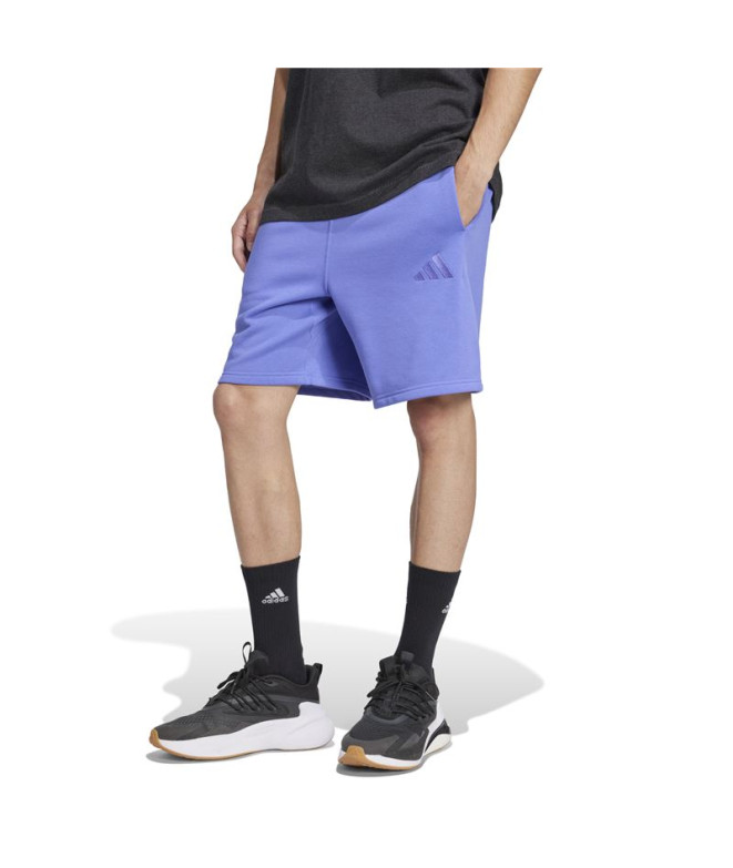 Calça adidas Homem Calção de lã All Szn Azul