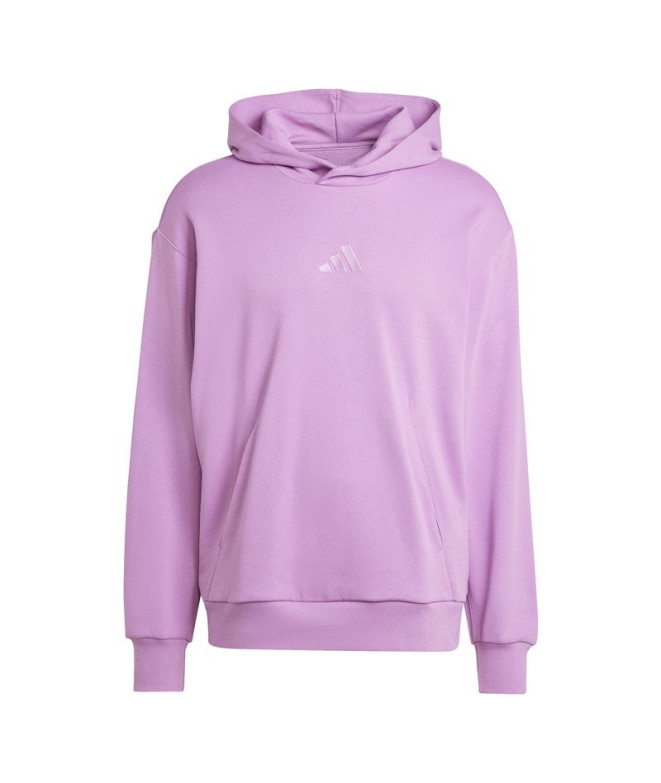 Sudadera adidas All Szn French Terry Hoodie Hombre Morado